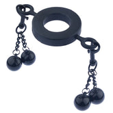Metallic Testicle Stretcher Weights - 4 Balls Small